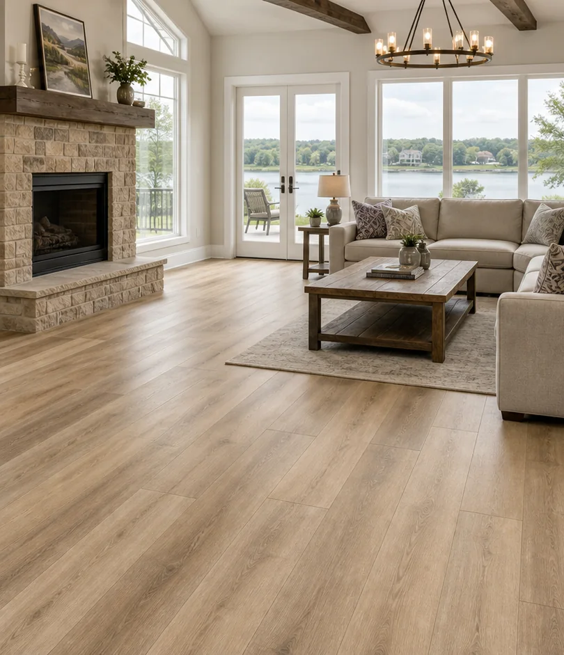 Flooring installation guidance for Granbury homes, clay-soil movement, and daily family use.